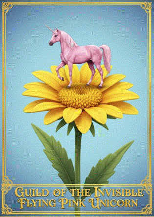 Invisible Flying Pink Unicorn (circa 1998)